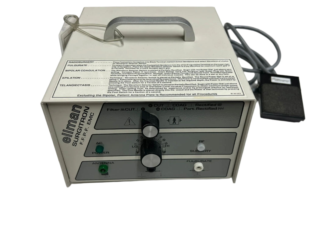 Ellman Surgitron FFPF EMC Electrosurgical Unit